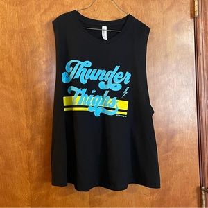 BELLA Canvas Muscle Tee "Thunder Thighs"